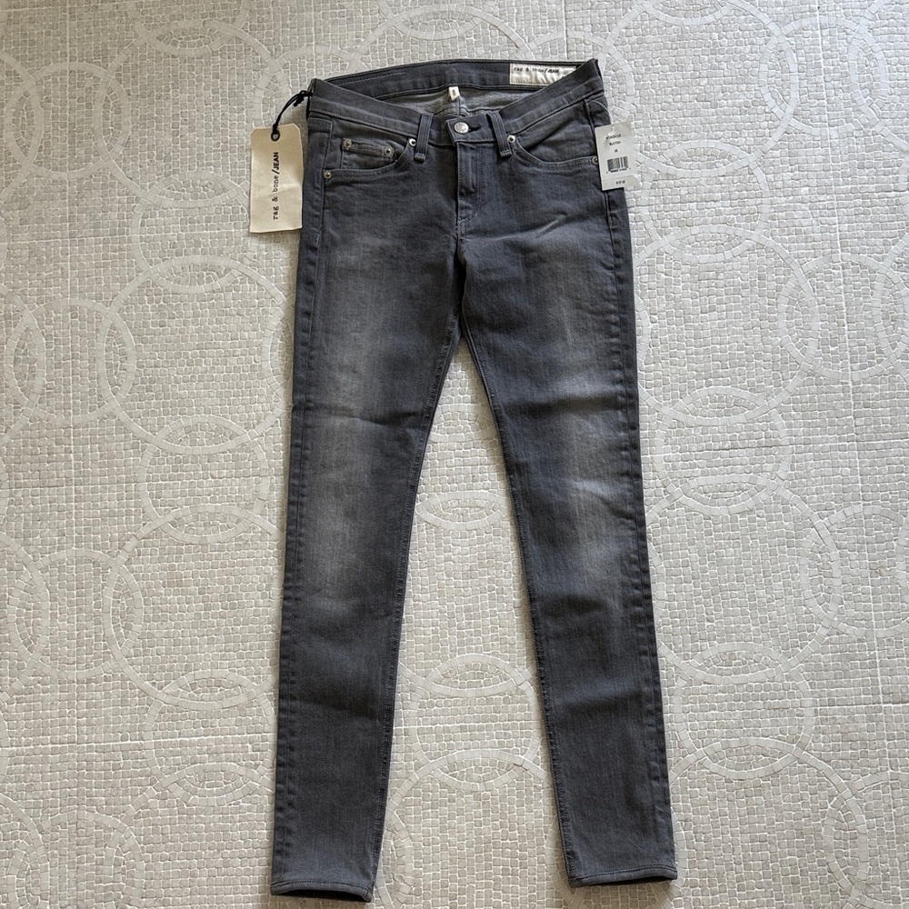 NWT rag & bone Charcoal Skinny Jeans
